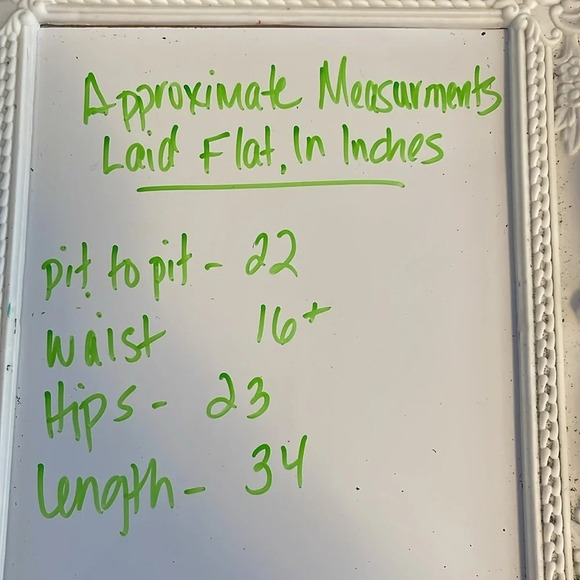 BEBOP NWT Sage Green Ruffle Short Puff Sleeve Dress Button Front Childhood XL - Picture 10 of 11